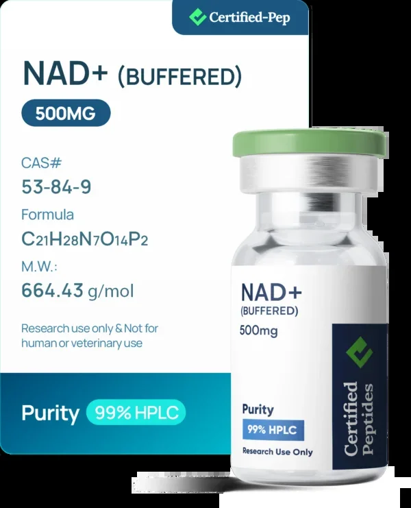BUFFERED NAD+ 500mg — source product image