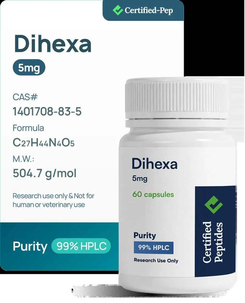 DIHEXA 5MG 60 CAPSULES — source product image
