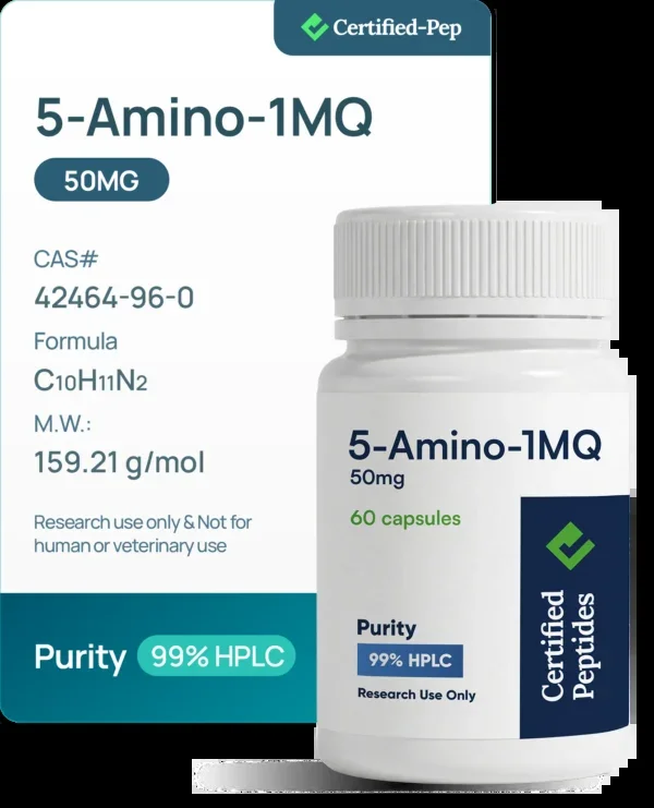 5-AMINO-1MQ 50MG 60 CAPSULES — source product image