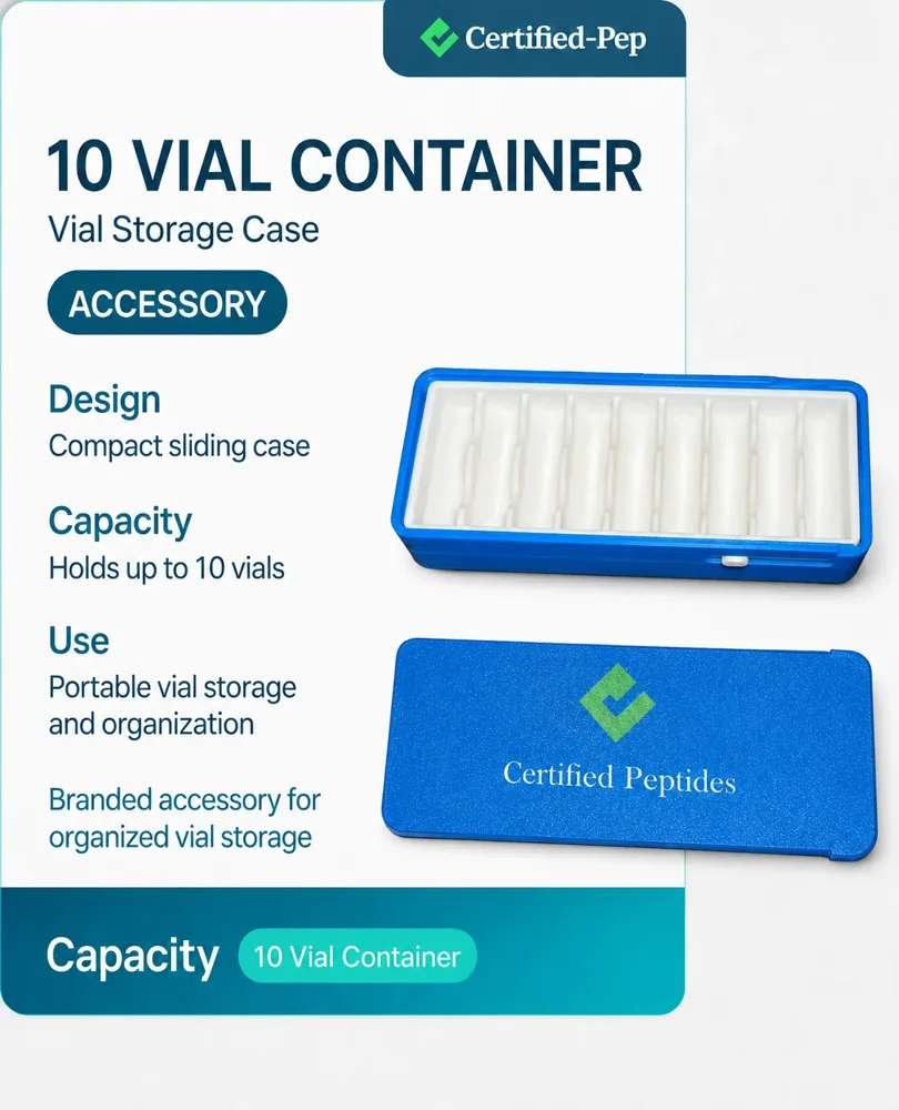 10 Vial Container  (NO DISCOUNTS APPLY TO THIS PRODUCT) — source product image